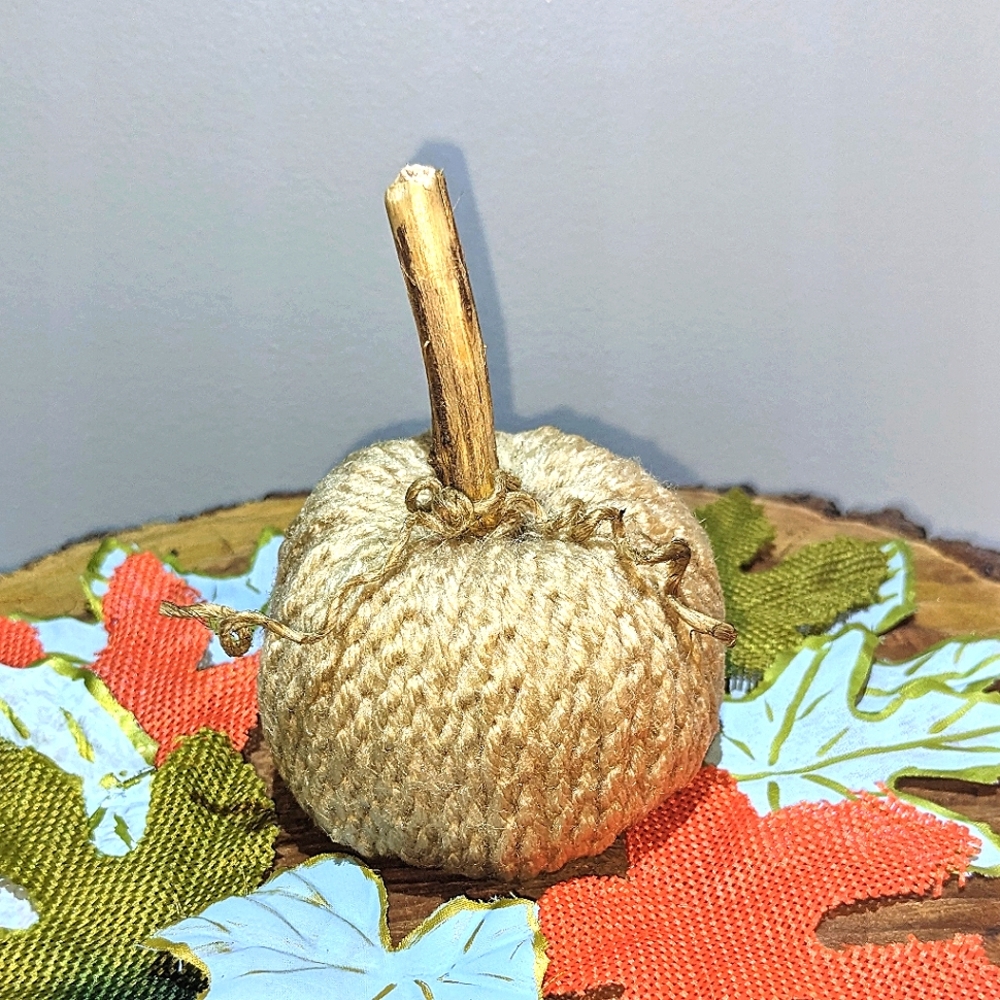 Crochet Pumpkin / Yarn Pumpkin / Handmade Fall Decor